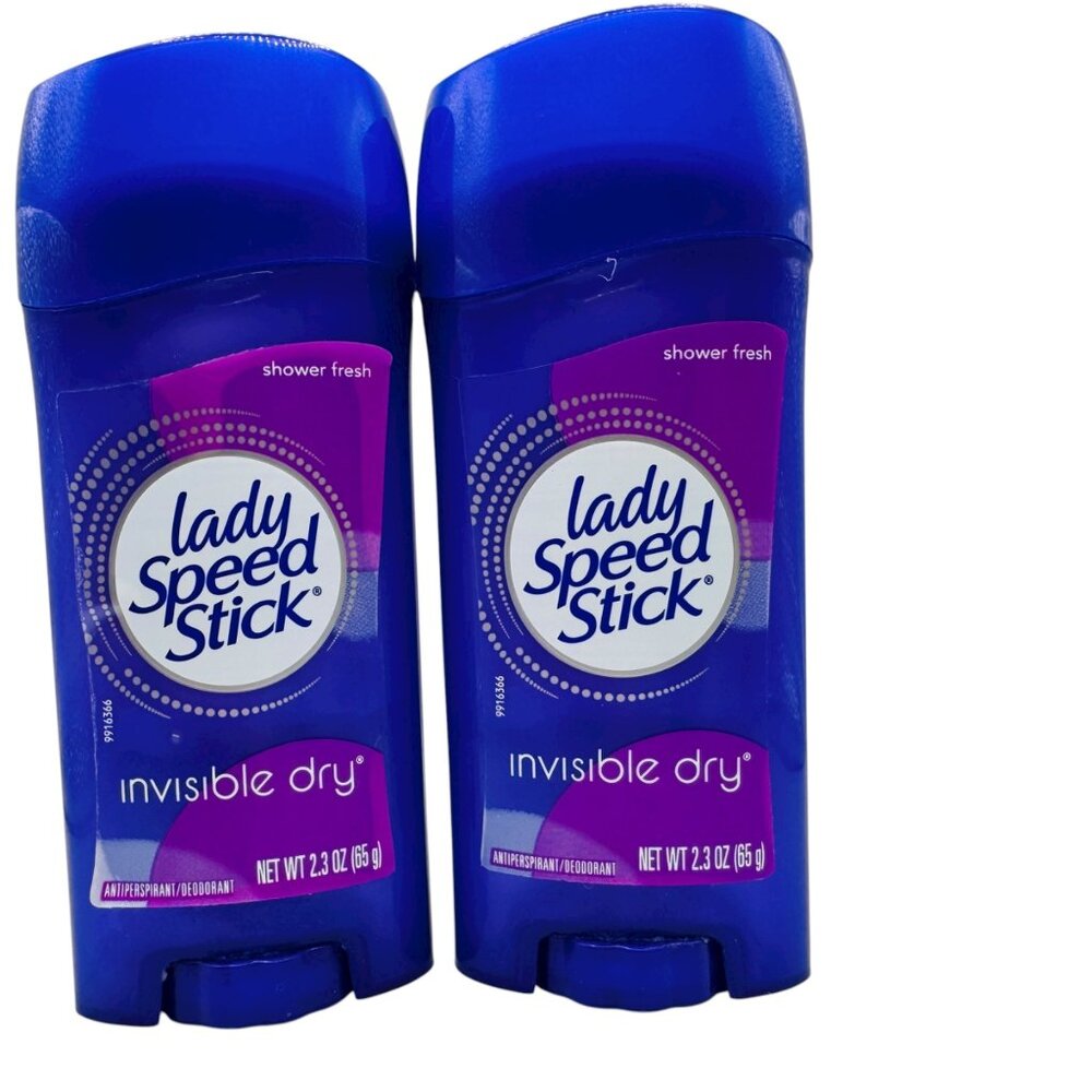 Lady Speed Stick Invisible Dry Antiperspirant Deodorant Shower Fresh 2.3 Oz 2-Pa